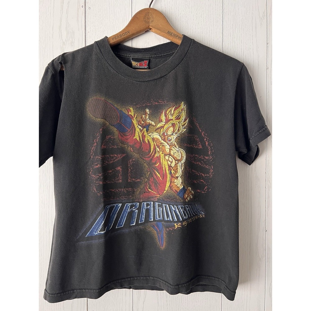 Dragonball Z Super Saiyan Goku Youth Medium USA Vintage Thrashed 2000 T-Shirt - Picture 5 of 12